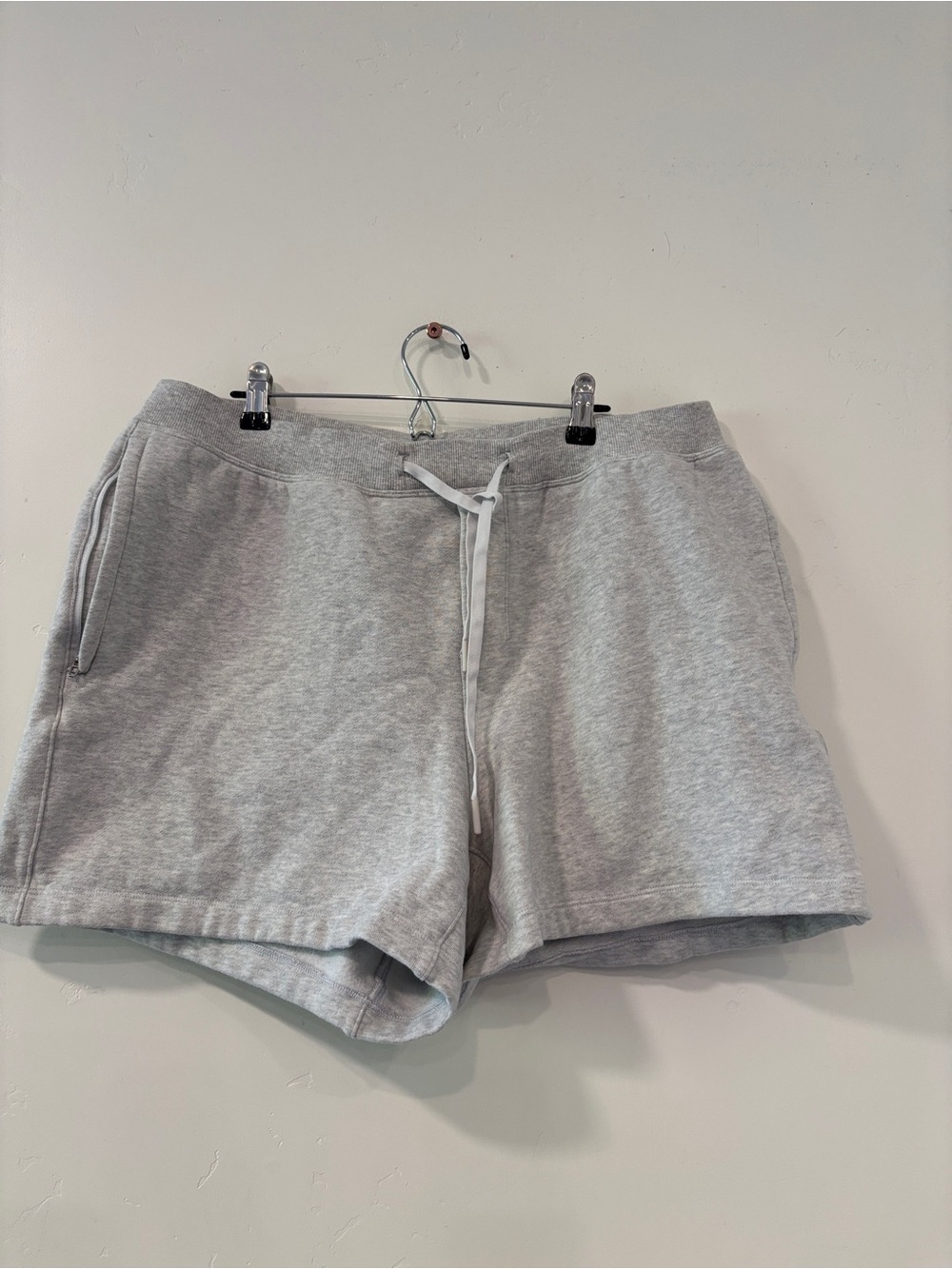 Lululemon Mens Steady State Classic Fit Shorts 5” LM7BD3S XL Heathered Grey